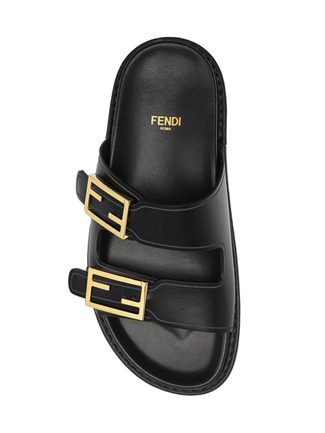 fendi slides saks fifth avenue|Fendi feel buckle slides.